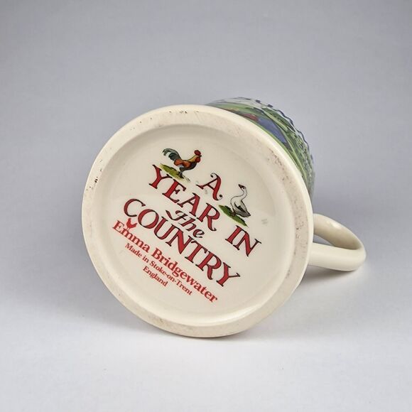 Emma Bridgewater Summer Camping Mug A Year In The Country Rare Half Pint - Picture 5 of 6